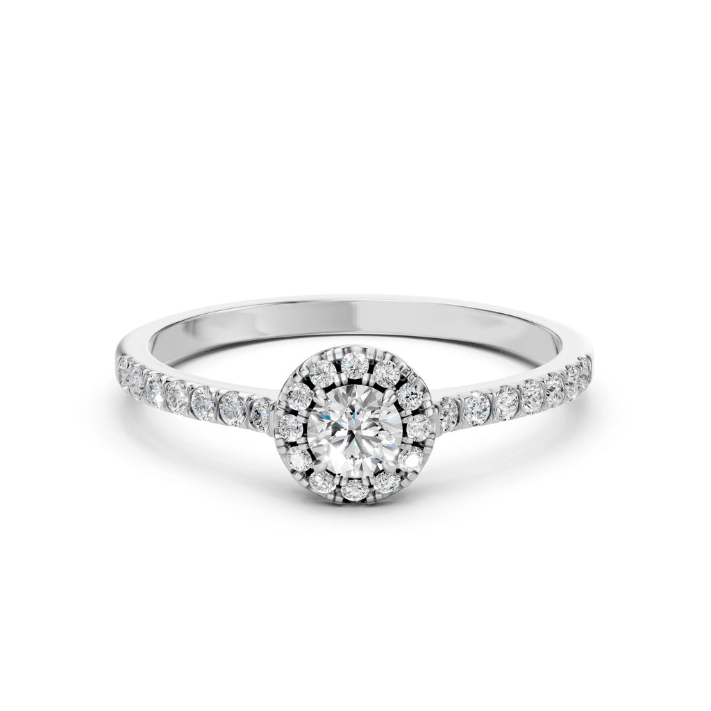 Solitaire Eternity Ring (Round), 0.2 ct — 101-10095(3.7)
