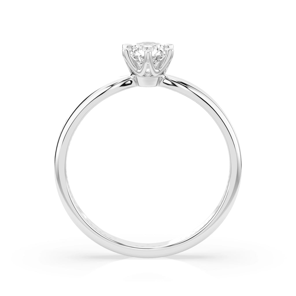 Solitaire Ring (Round), 0.35 ct — 101-10040(4.5)