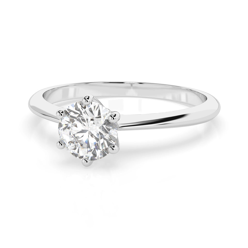 Solitaire Ring (Round), 0.5 ct — 101-10027(5.1)