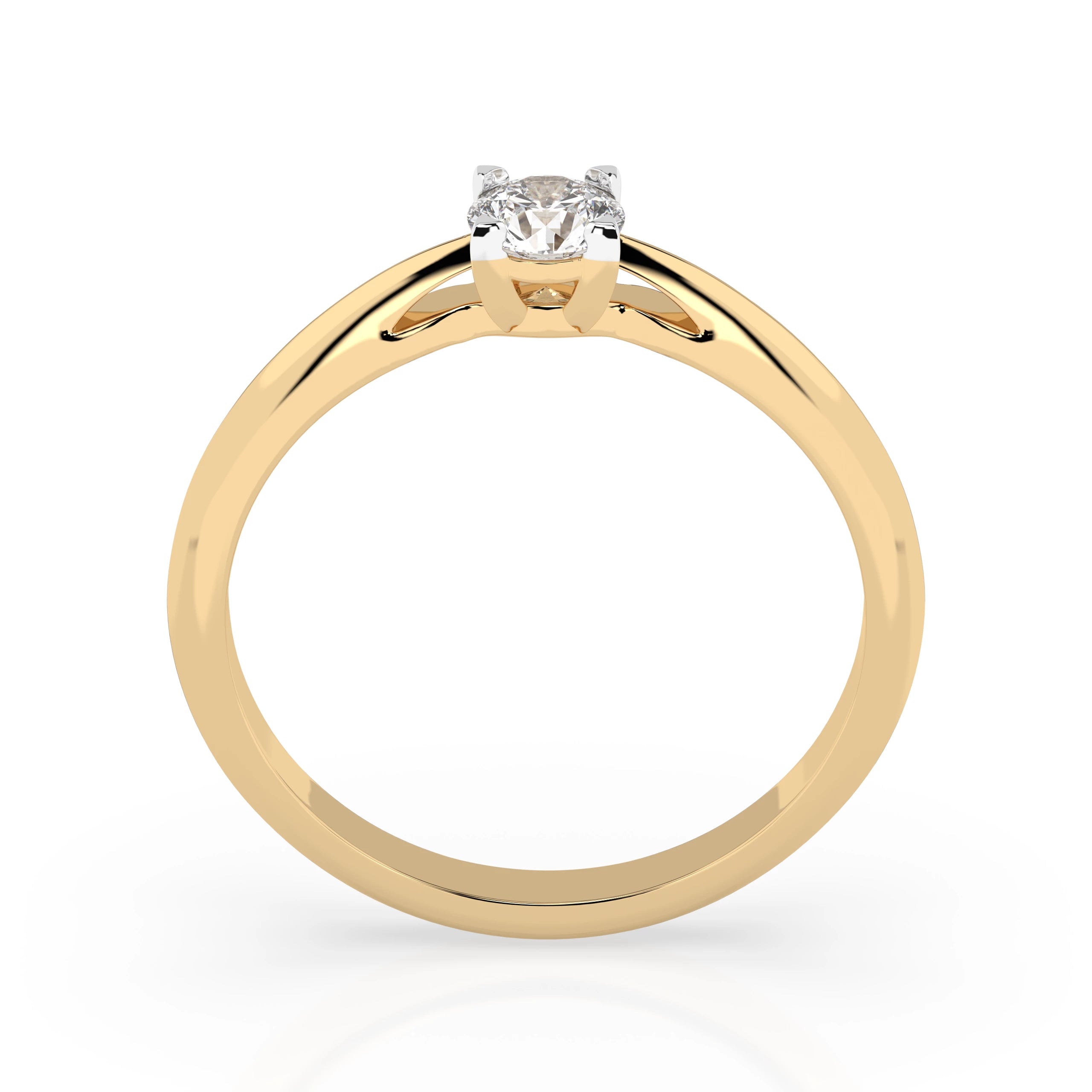 Solitaire Ring (Round), 0.3 ct — 101-10190(0.30)RN