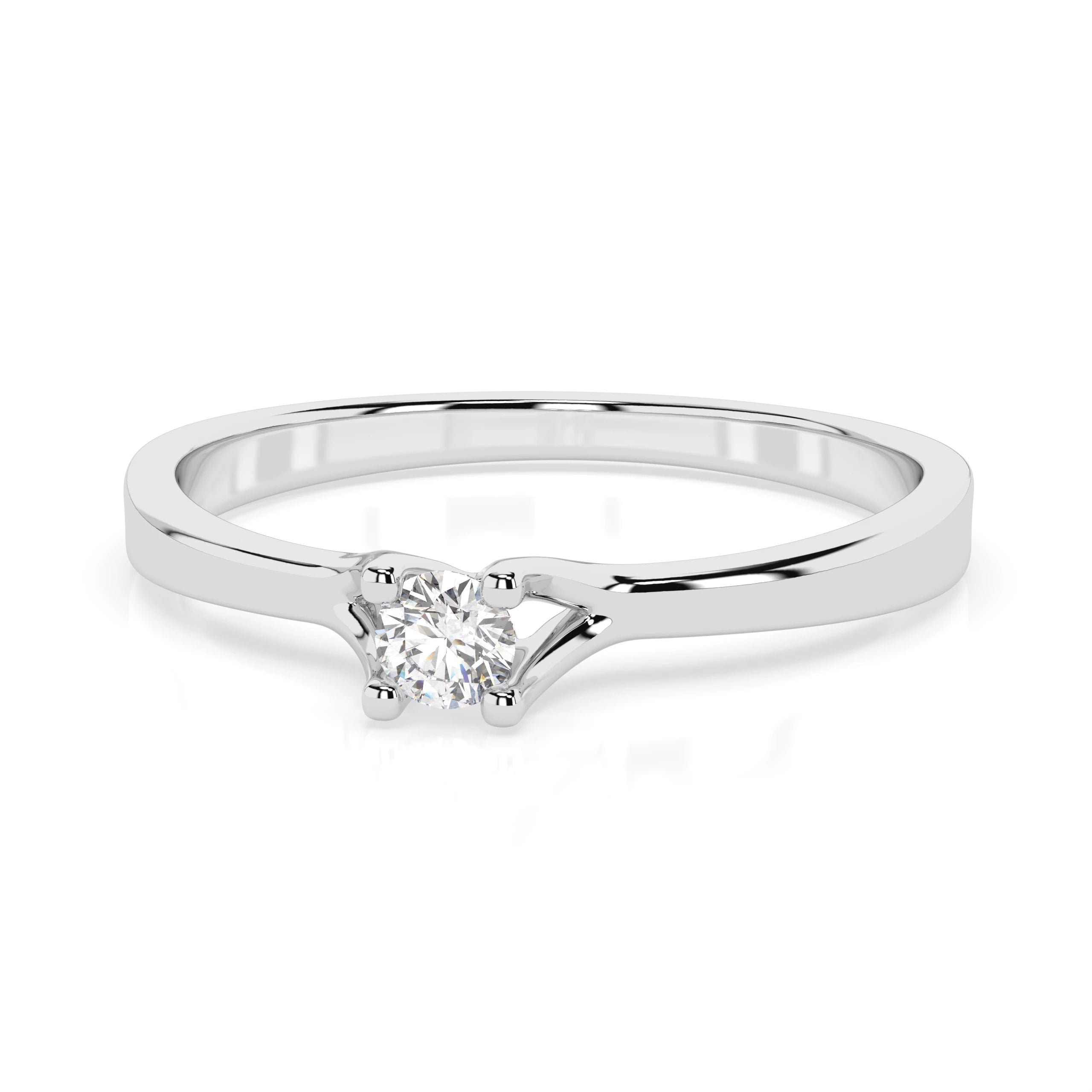Solitaire Ring (Round), 0.06 ct — 101-10033(2.5)