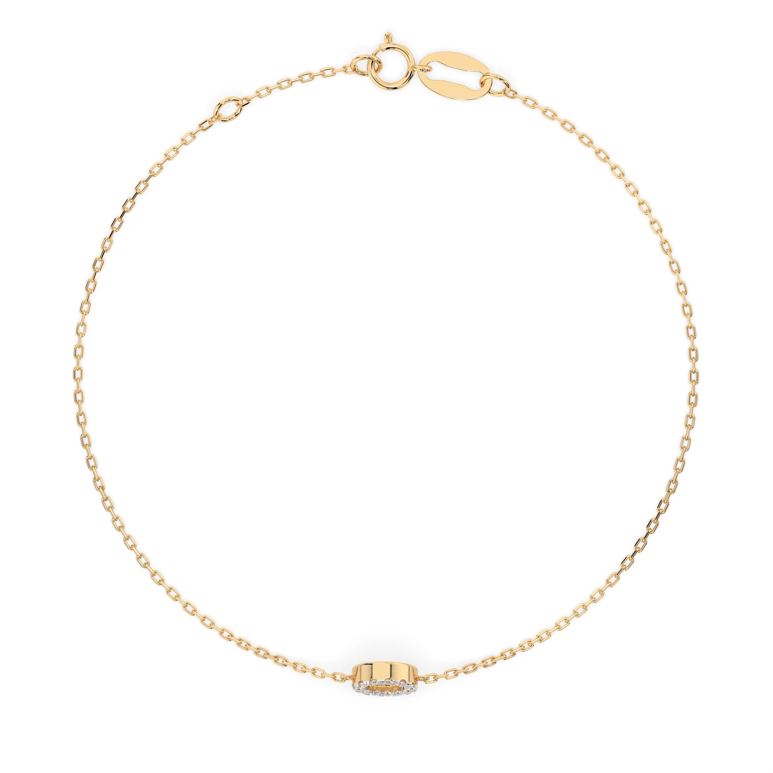 Minimalism Bracelet (Round), 0.07 ct — 105-10015