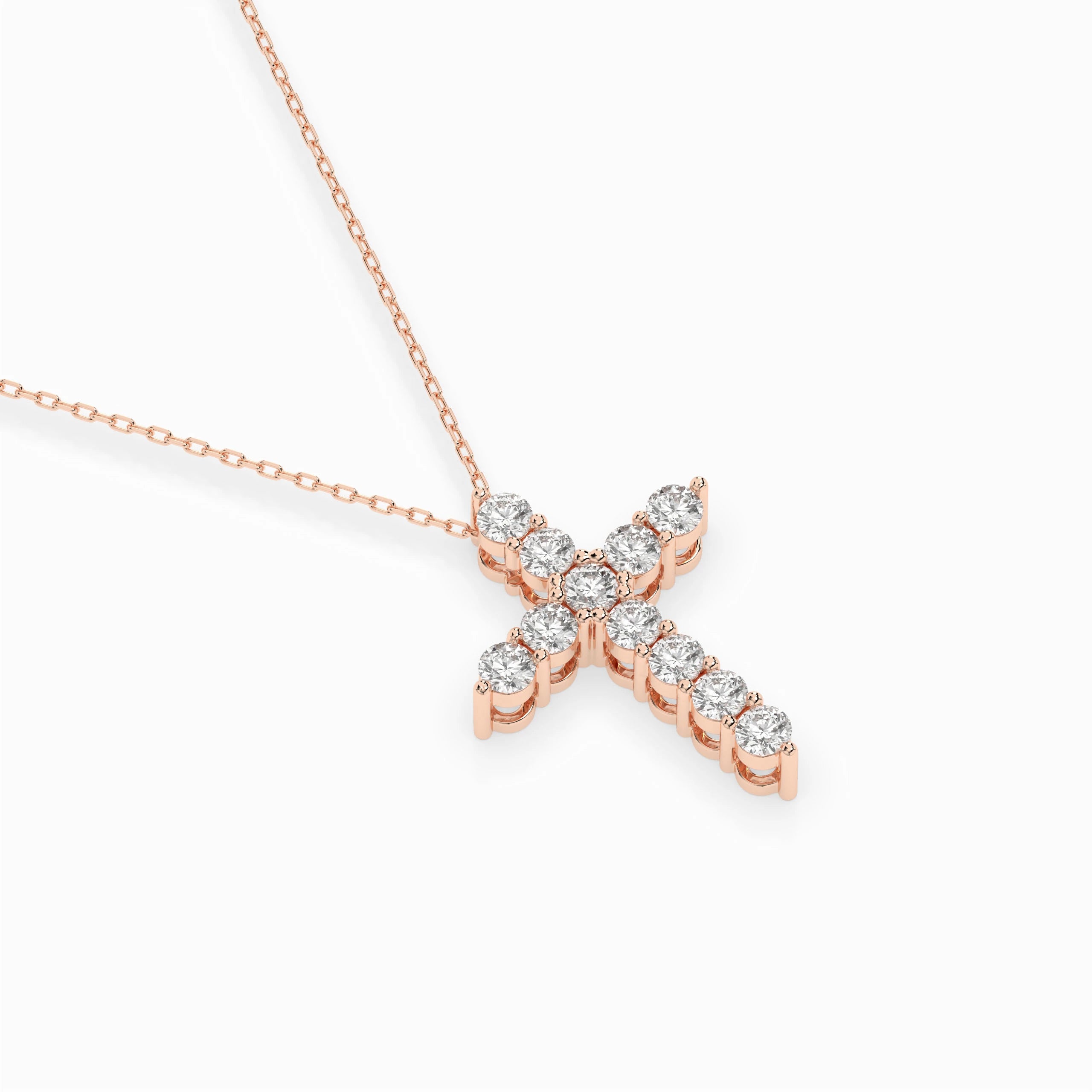 Minimalism Necklace (Round), 1.65 ct — 104-10039(3.4)