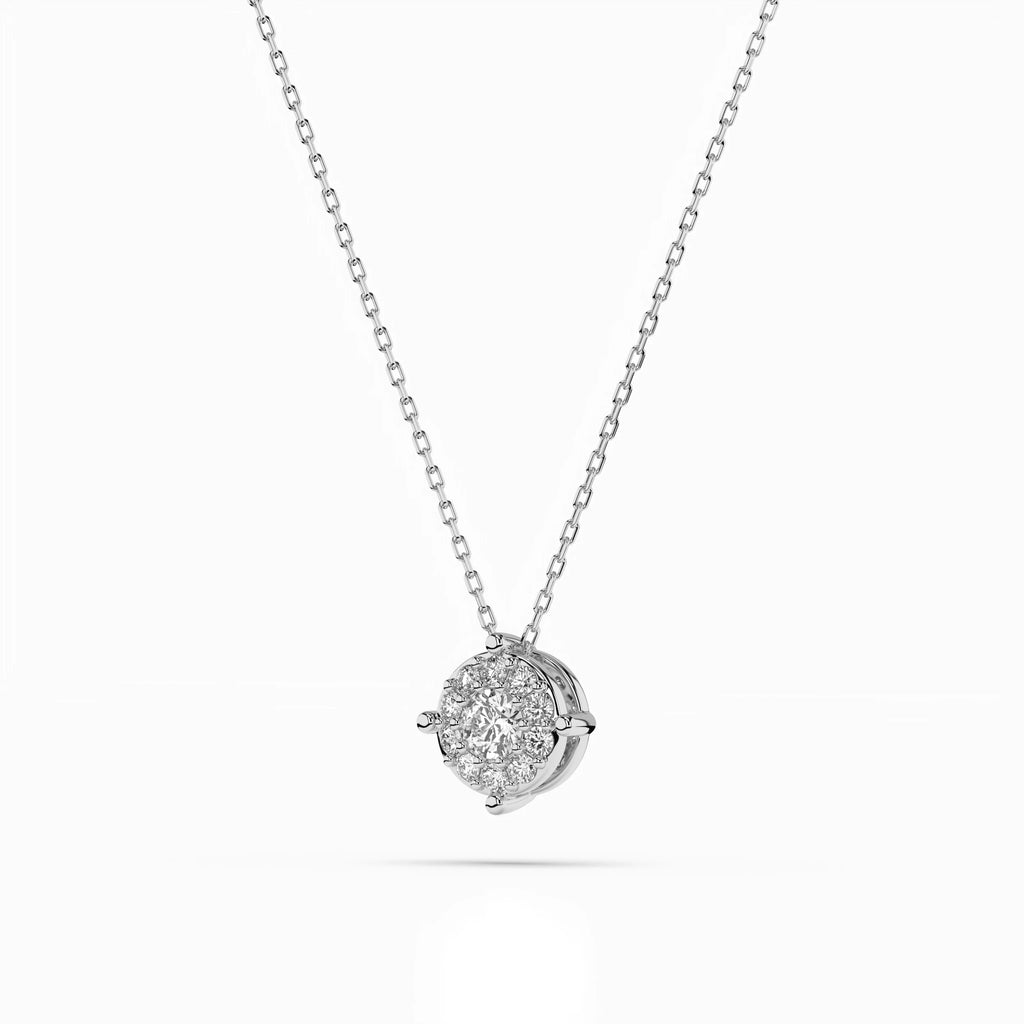 Solitaire Eternity Necklace (Round), 0.06 ct — 104-10001(2.5)