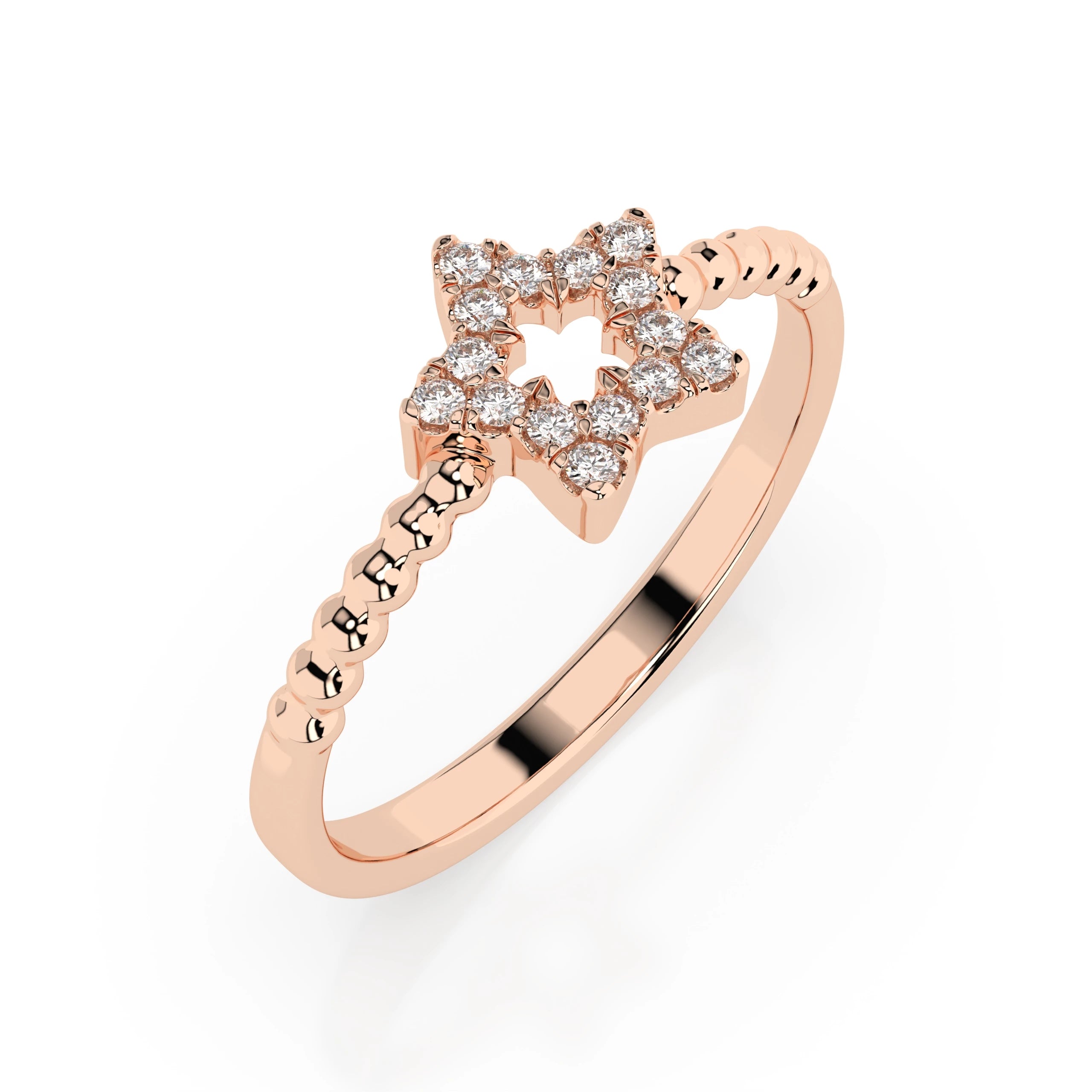 Minimalism Ring (Round), 0.09 ct — 101-10054