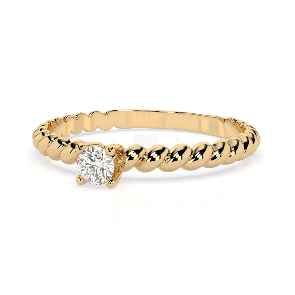 Solitaire Ring (Round), 0.06 ct — 101-10038(2.5)