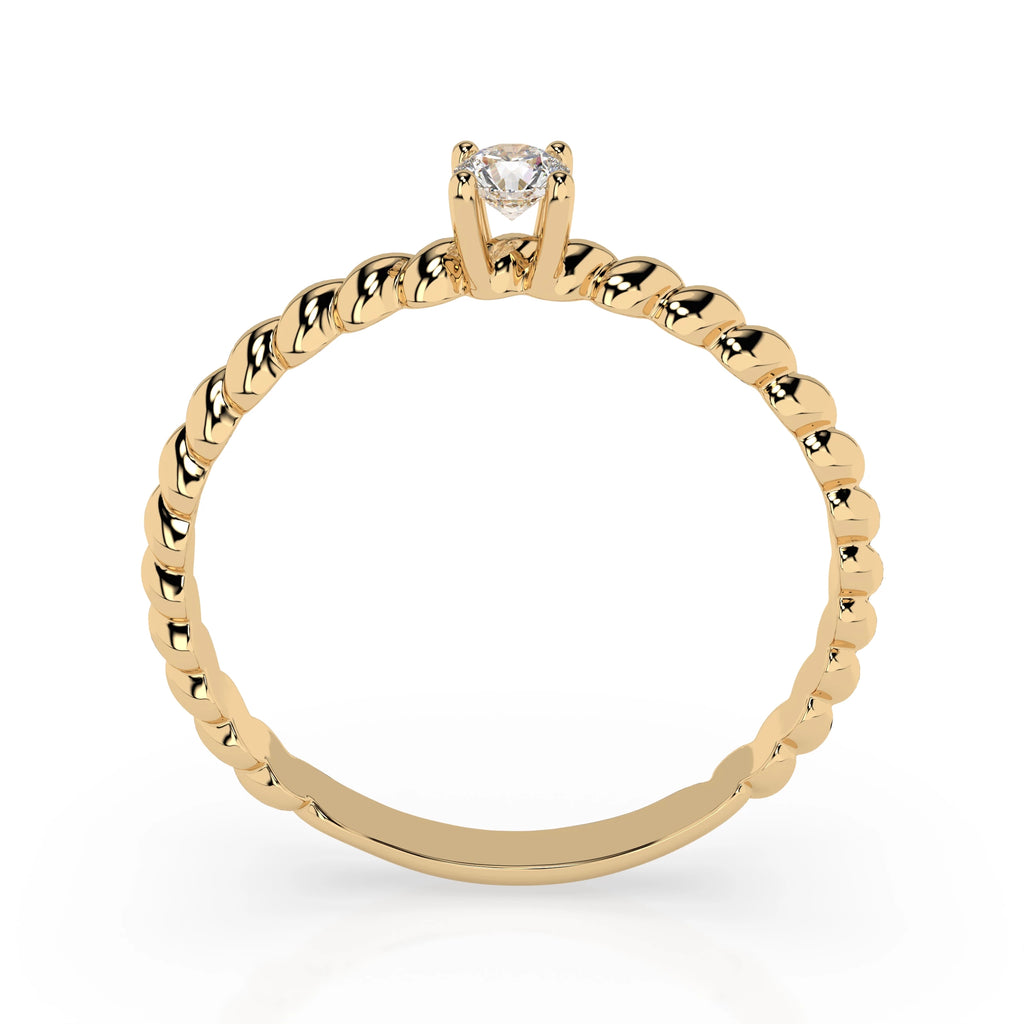 Solitaire Ring (Round), 0.06 ct — 101-10038(2.5)