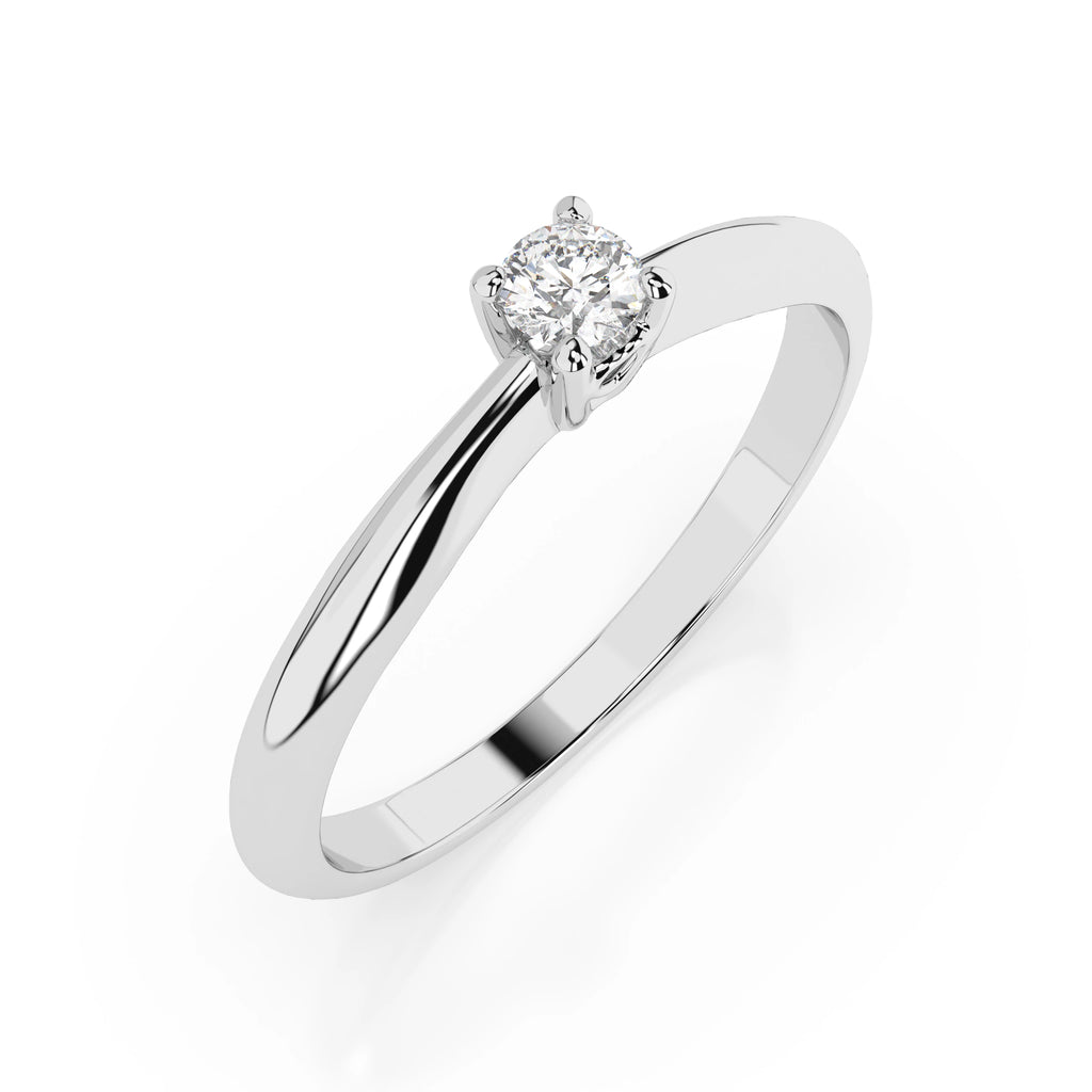 Solitaire Ring (Round), 0.06 ct — 101-10035(2.5)