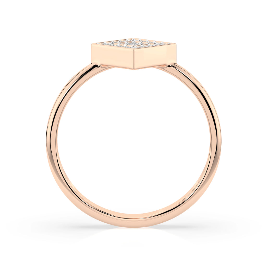Illusion Ring (Round), 0.1 ct — 101-10074