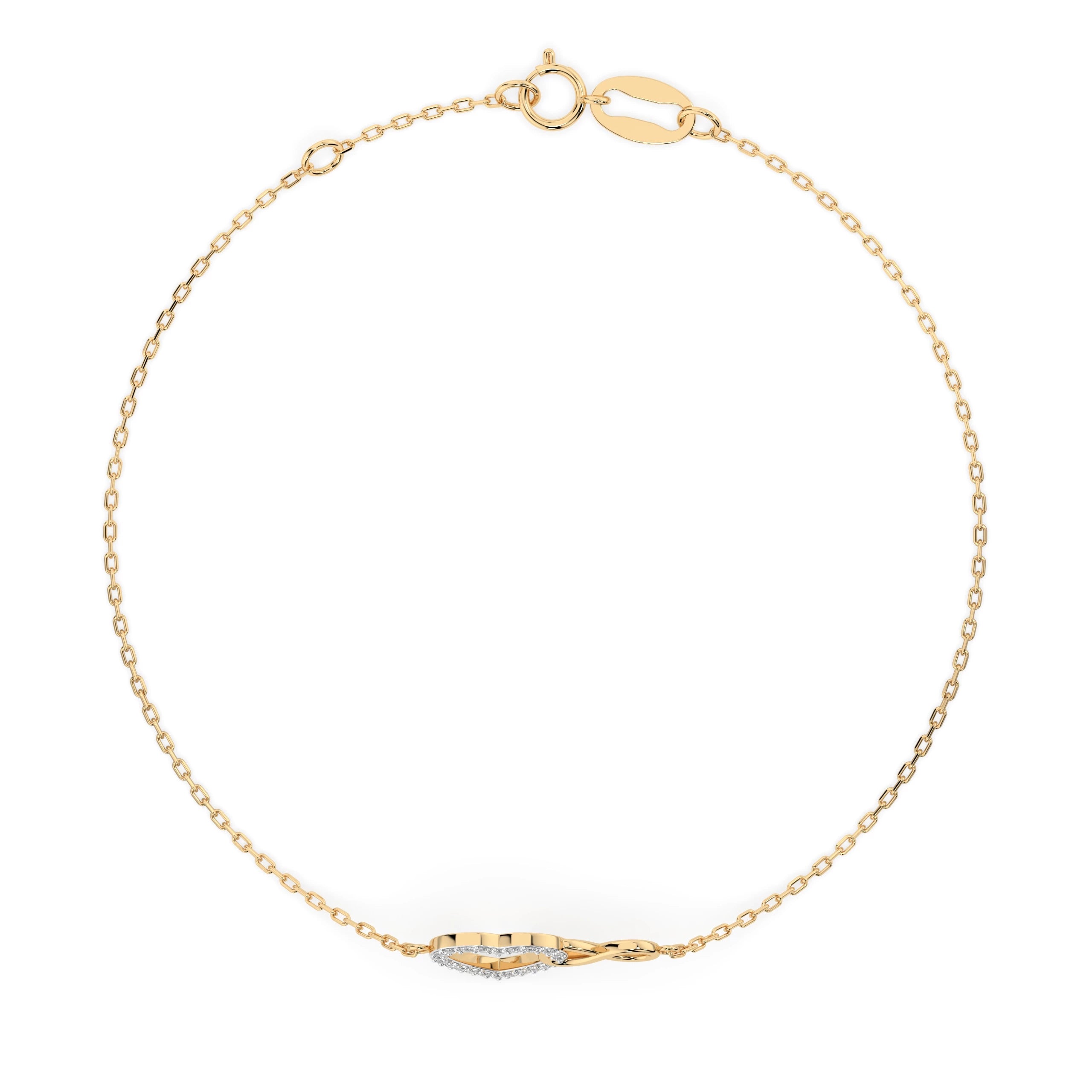 Minimalism Bracelet (Round), 0.11 ct — 105-10011