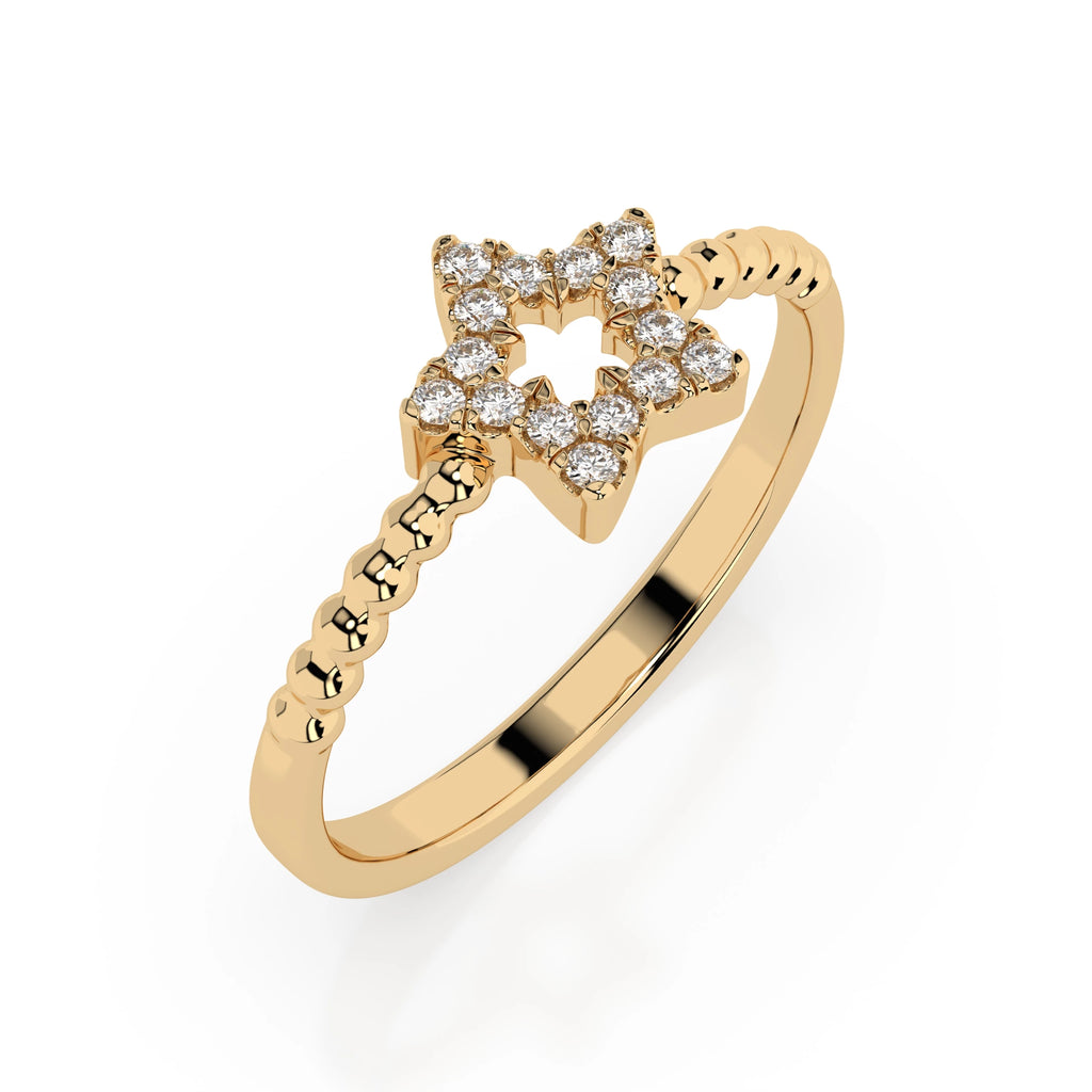 Minimalism Ring (Round), 0.09 ct — 101-10054