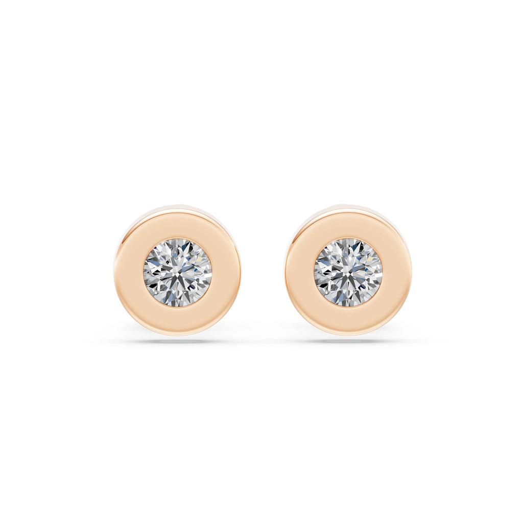 Solitaire Butterfly Earring, 0.4 ct — 102-10050(3.7)