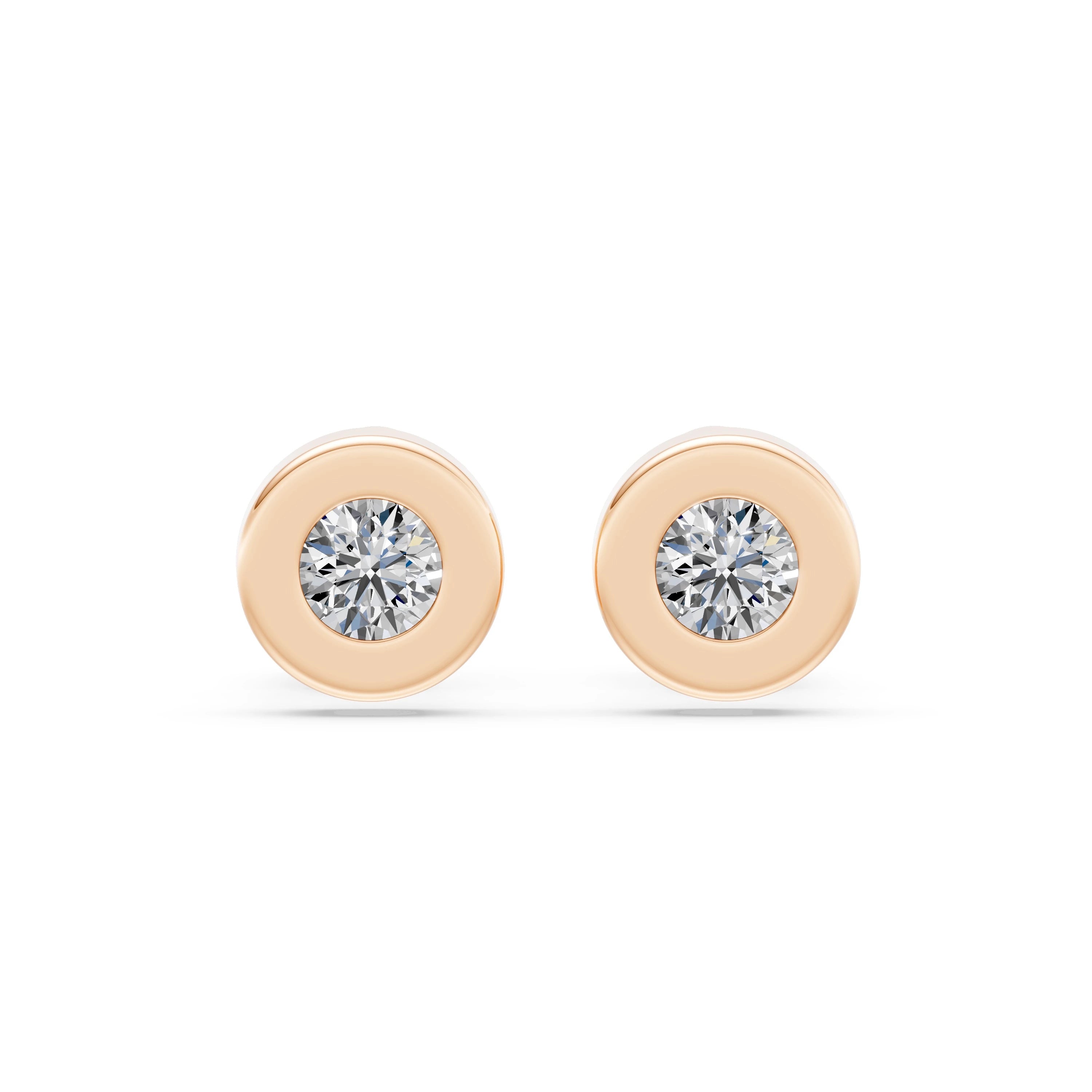 Solitaire Butterfly Earring, 0.4 ct — 102-10050(3.7)