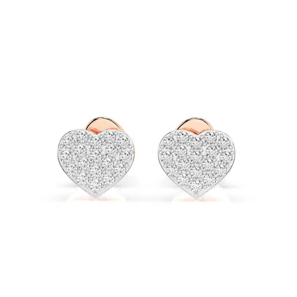 Illusion Earring (Round), 0.18 ct — 102-10097