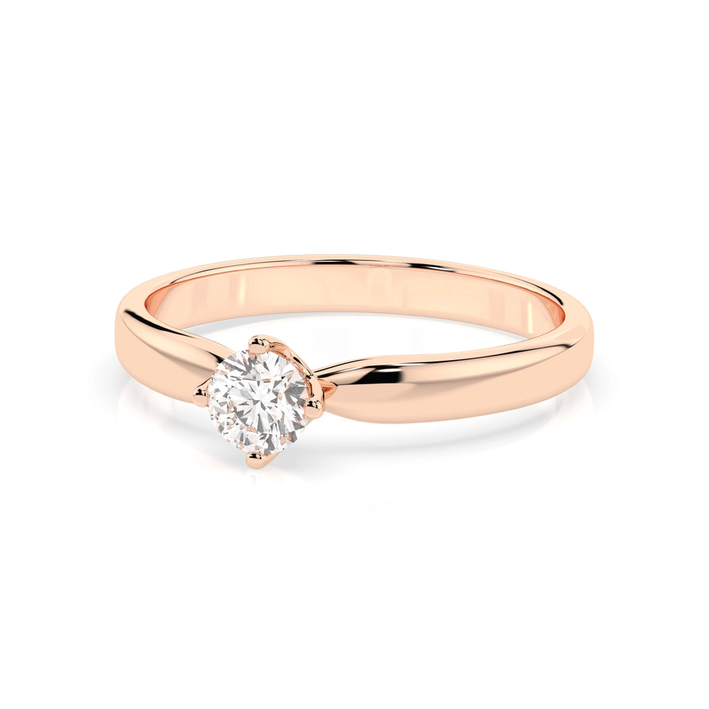 Solitaire Ring (Round), 0.25 ct — 101-10041(4.0)