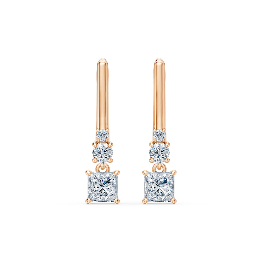 Solitaire Eternity Earring, 0.8 ct — 102-10143(0.40)PR