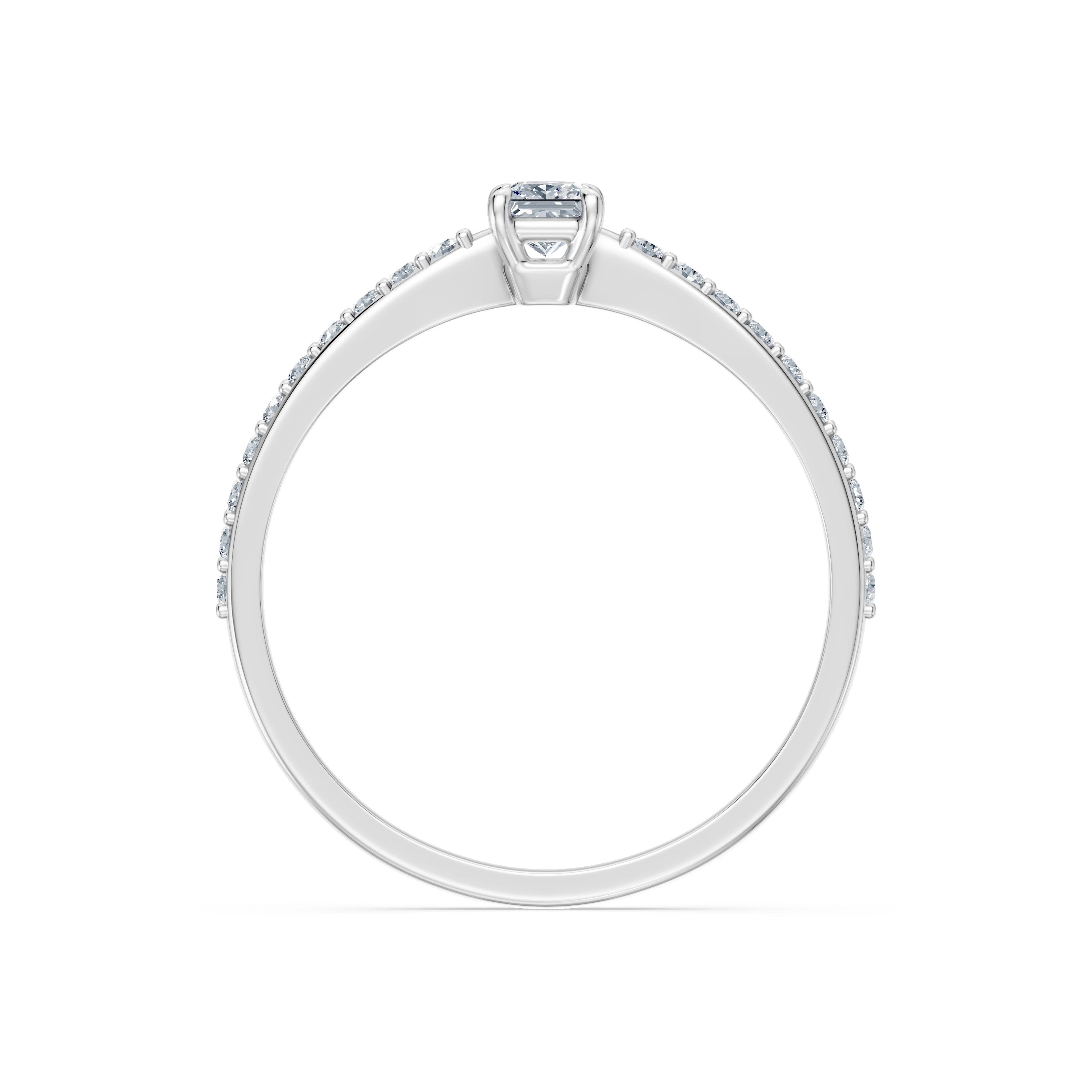 Solitaire Ring, 0.17 ct — 101-10116/2(3.0)PR