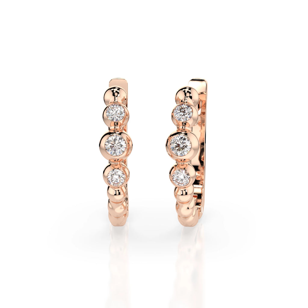 Eternity Earring (Round), 0.06 ct — 102-10019
