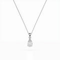Solitaire Necklace (Pear), 0.3 ct — 104-10067(0.30)PAR