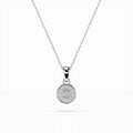 Illusion Necklace (Round), 0.01 ct — 104-10032
