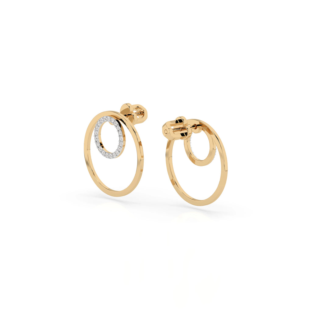 Minimalism Earring (Round), 0.25 ct — 102-10165
