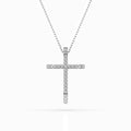 Minimalism Necklace (Round), 0.14 ct — 104-10026