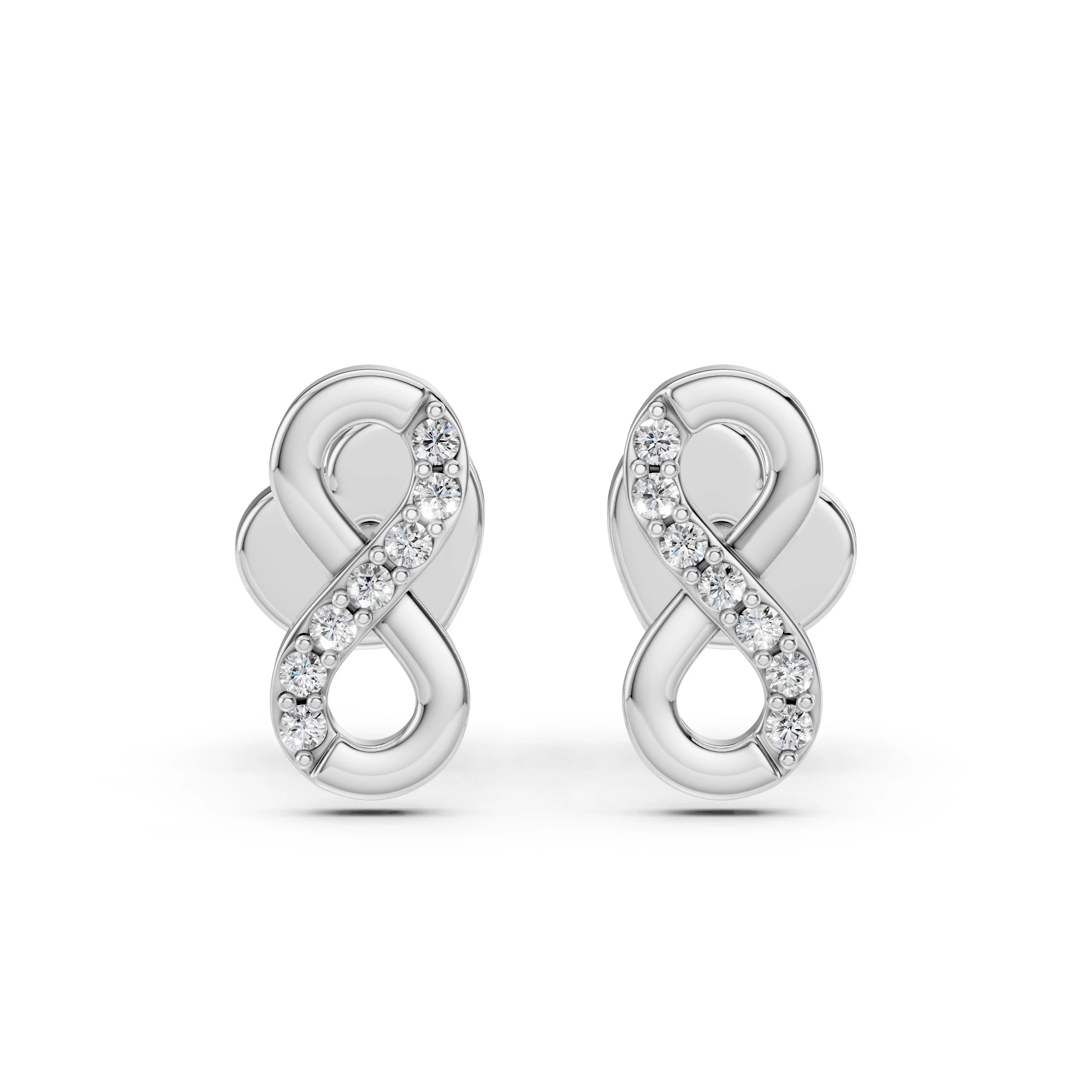 Minimalism Earring (Round), 0.09 ct — 102-10092