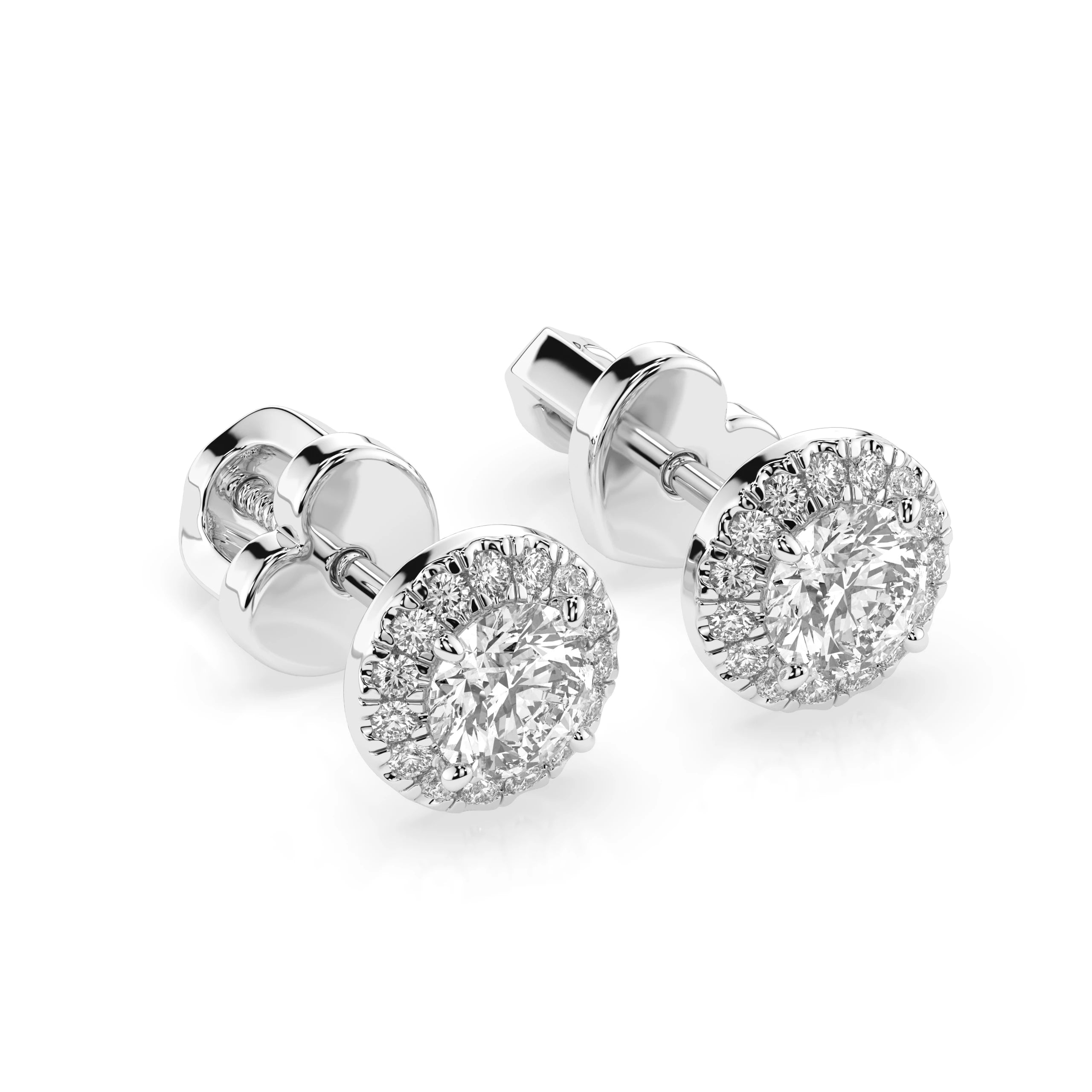 Solitaire Eternity Earring (Round), 0.5 ct — 102-10095(4.0)