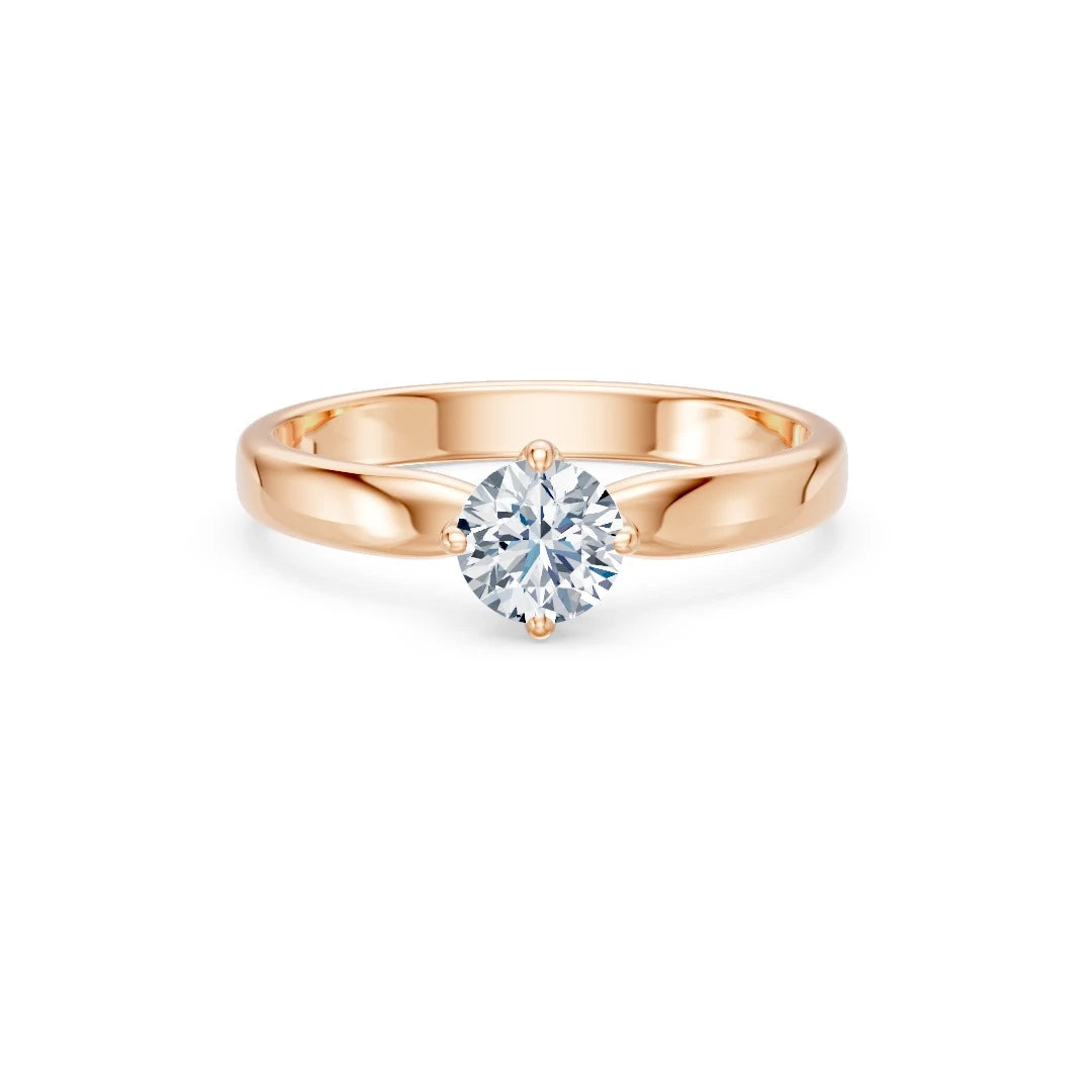 Solitaire Ring, 0.45 ct — 101-10041(4.8)