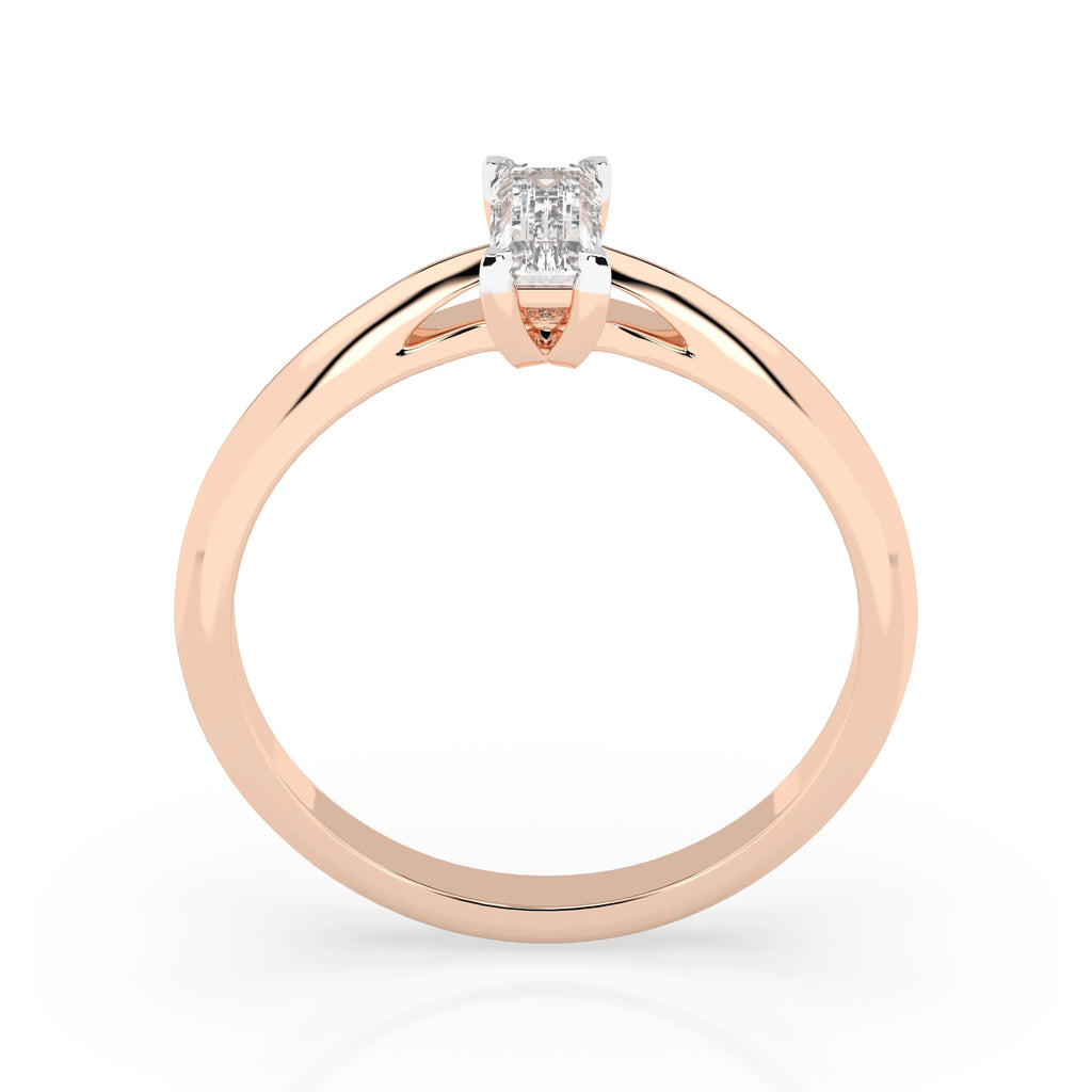 Solitaire Ring (Baguette), 0.3 ct — 101-10190(0.30)BAQ