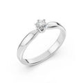 Solitaire Ring (Round), 0.15 ct — 101-10040(3.4)
