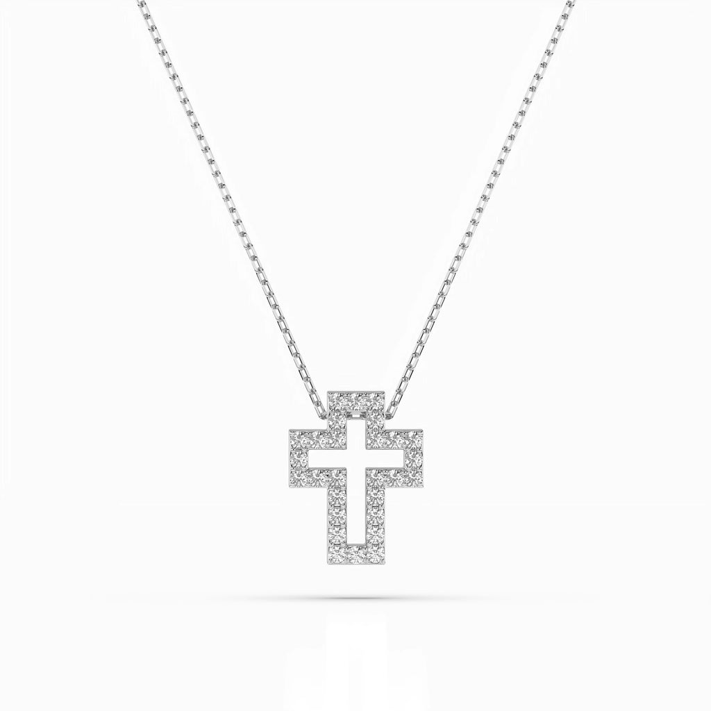 Minimalism Necklace (Round), 0.17 ct — 104-10030