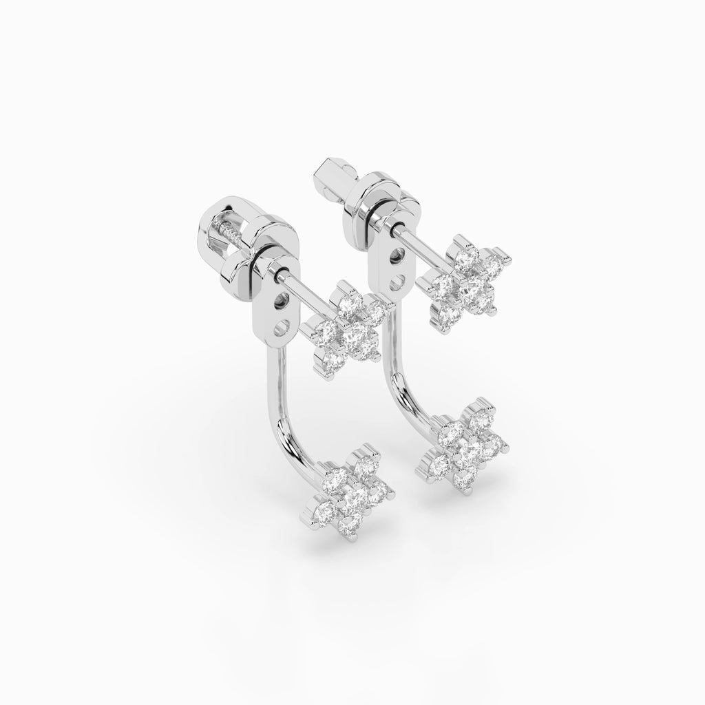 Illusion Earring (Round), 0.25 ct — 102-10195/1