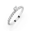 Solitaire Ring (Round), 0.06 ct — 101-10038(2.5)