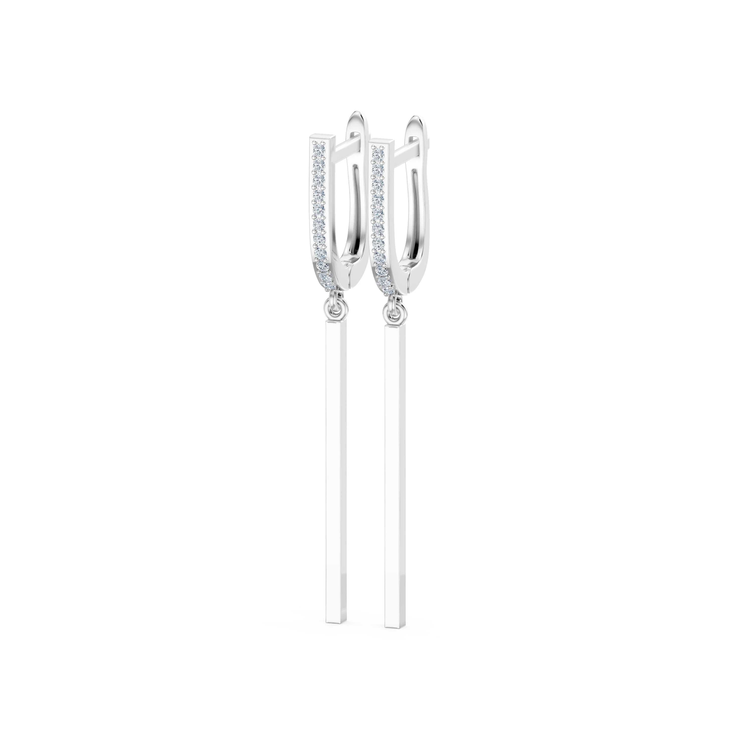 Minimalism Earring, 0.13 ct — 102-10129/3