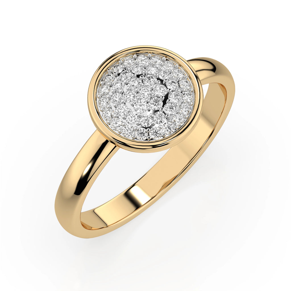 Illusion Ring (Round), 0.23 ct — 101-10068
