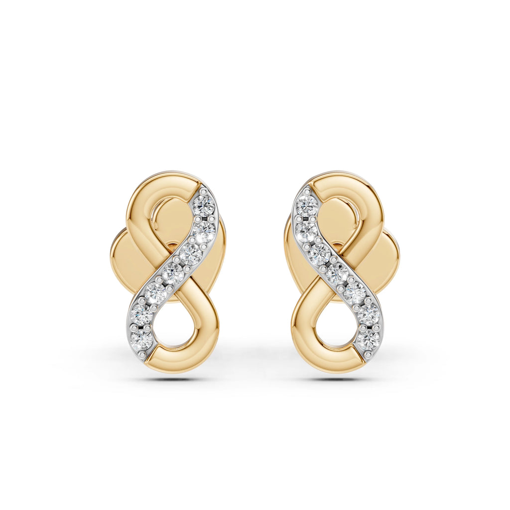 Minimalism Earring (Round), 0.09 ct — 102-10092