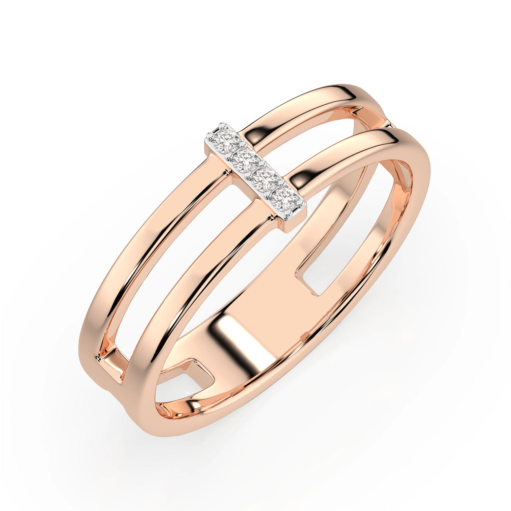 Minimalism Ring (Round), 0.04 ct — 101-10069