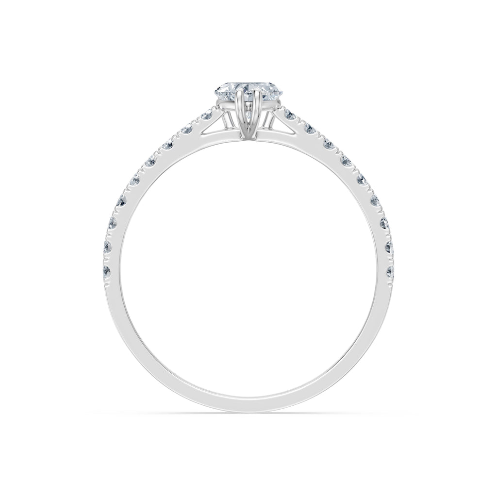 Solitaire Eternity Ring, 0.3 ct — 101-10191(0.30)HRT