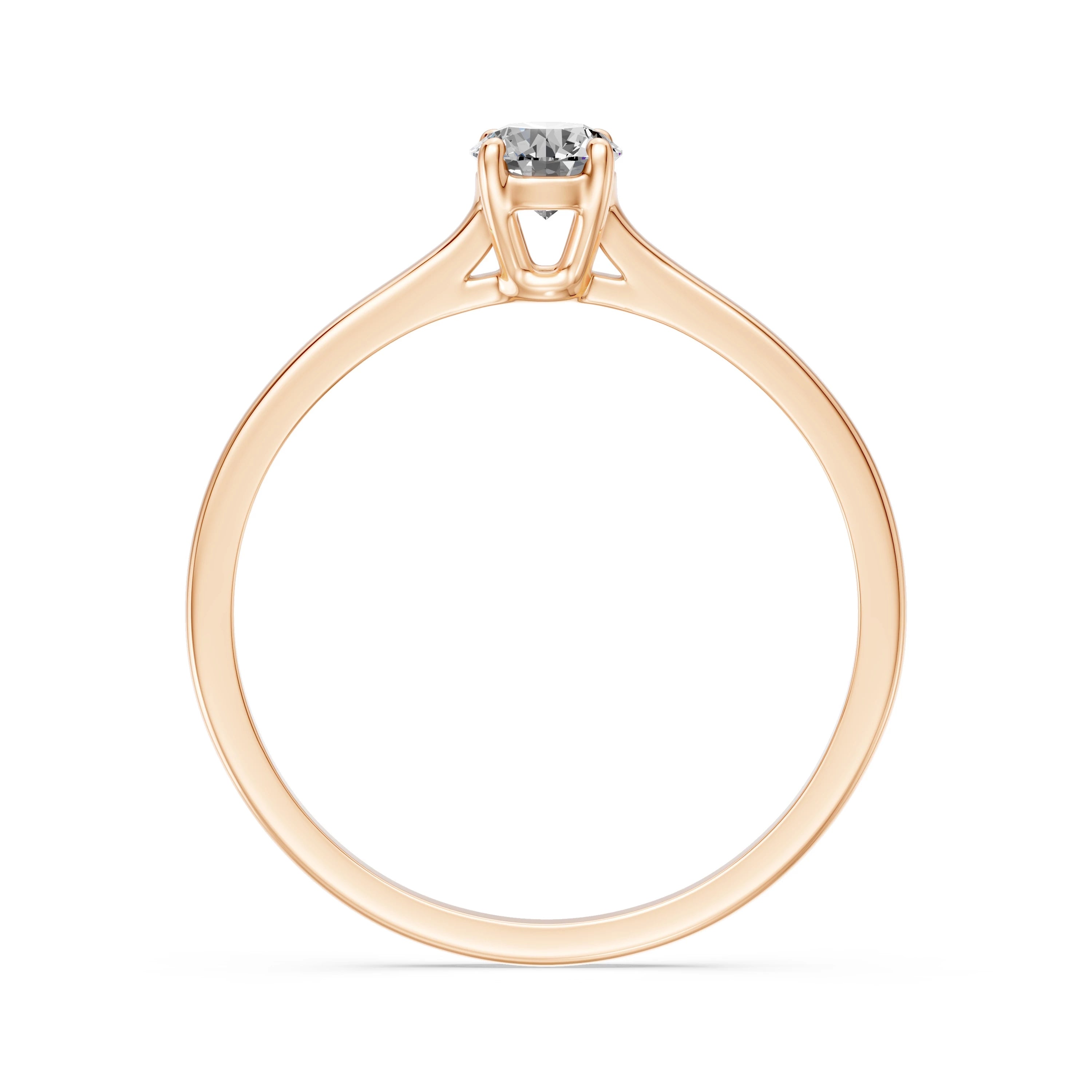 Solitaire Ring, 0.3 ct — 101-10103(4.2)