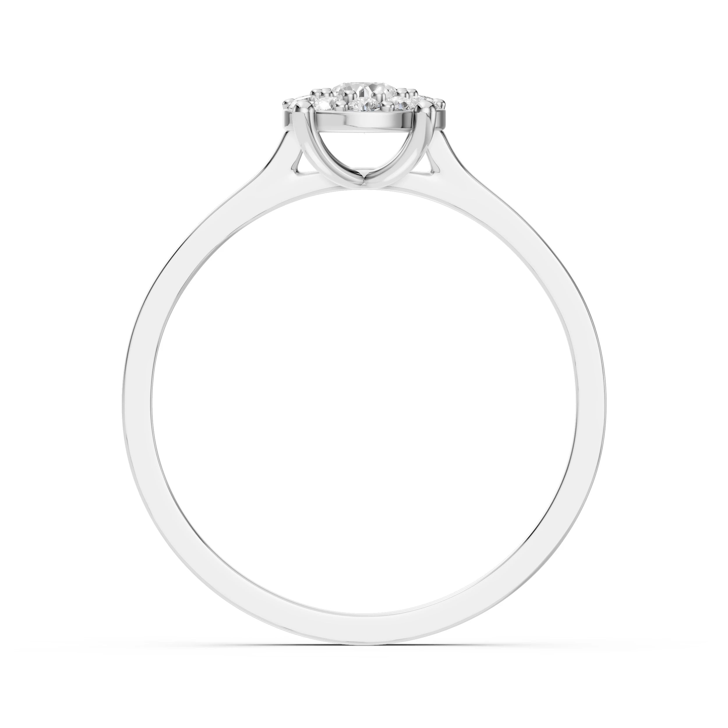 Solitaire Eternity Ring (Round), 0.15 ct — 101-10017/1(3.4)