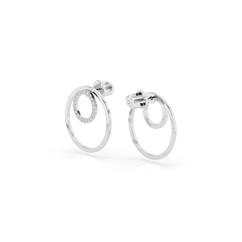 Minimalism Earring (Round), 0.25 ct — 102-10165
