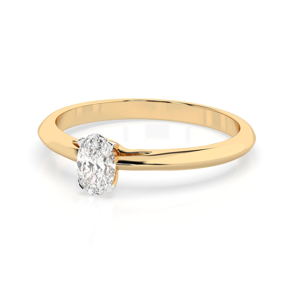 Solitaire Ring (Oval), 0.3 ct — 101-10190(0.30)OV