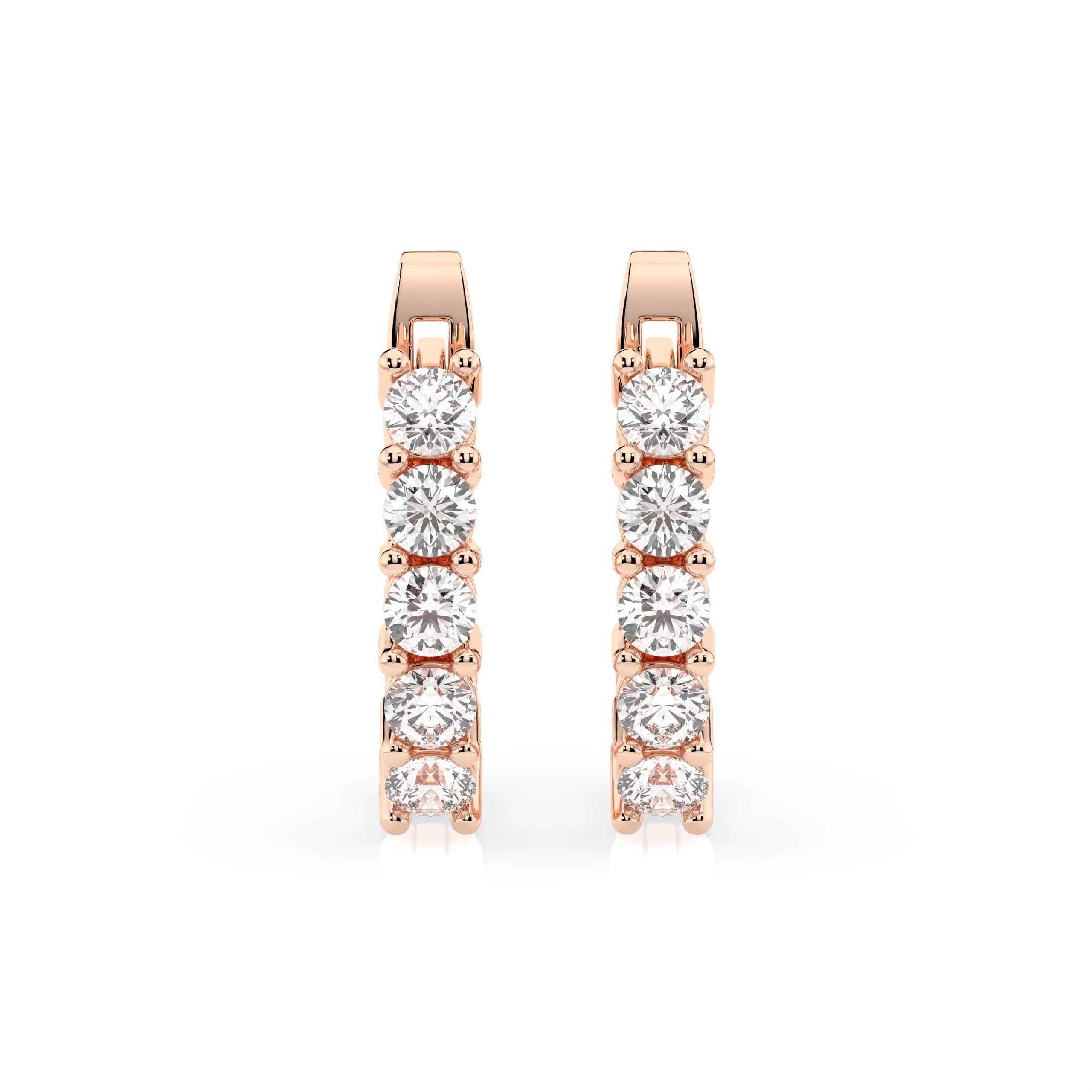 Eternity Earring (Round), 0.6 ct — 102-10098(2.5)