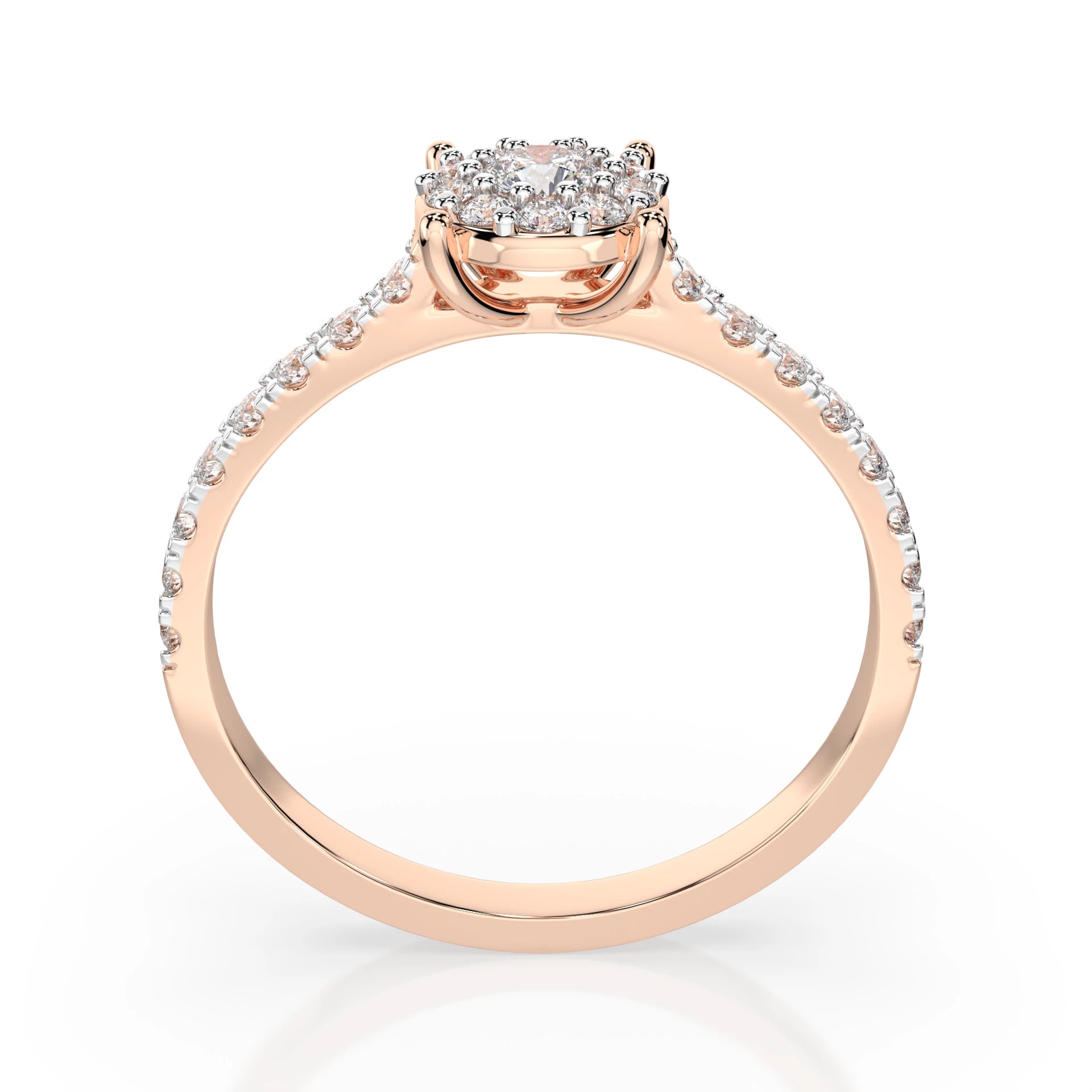 Solitaire Eternity Ring (Round), 0.06 ct — 101-10017(2.5)