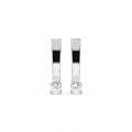 Solitaire English Lock Earring (Round), 0.15 ct — 102-10036(2.7)