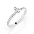 Solitaire Eternity Ring (Marquise), 0.15 ct — 101-10181/4(0.15)MARQUISE