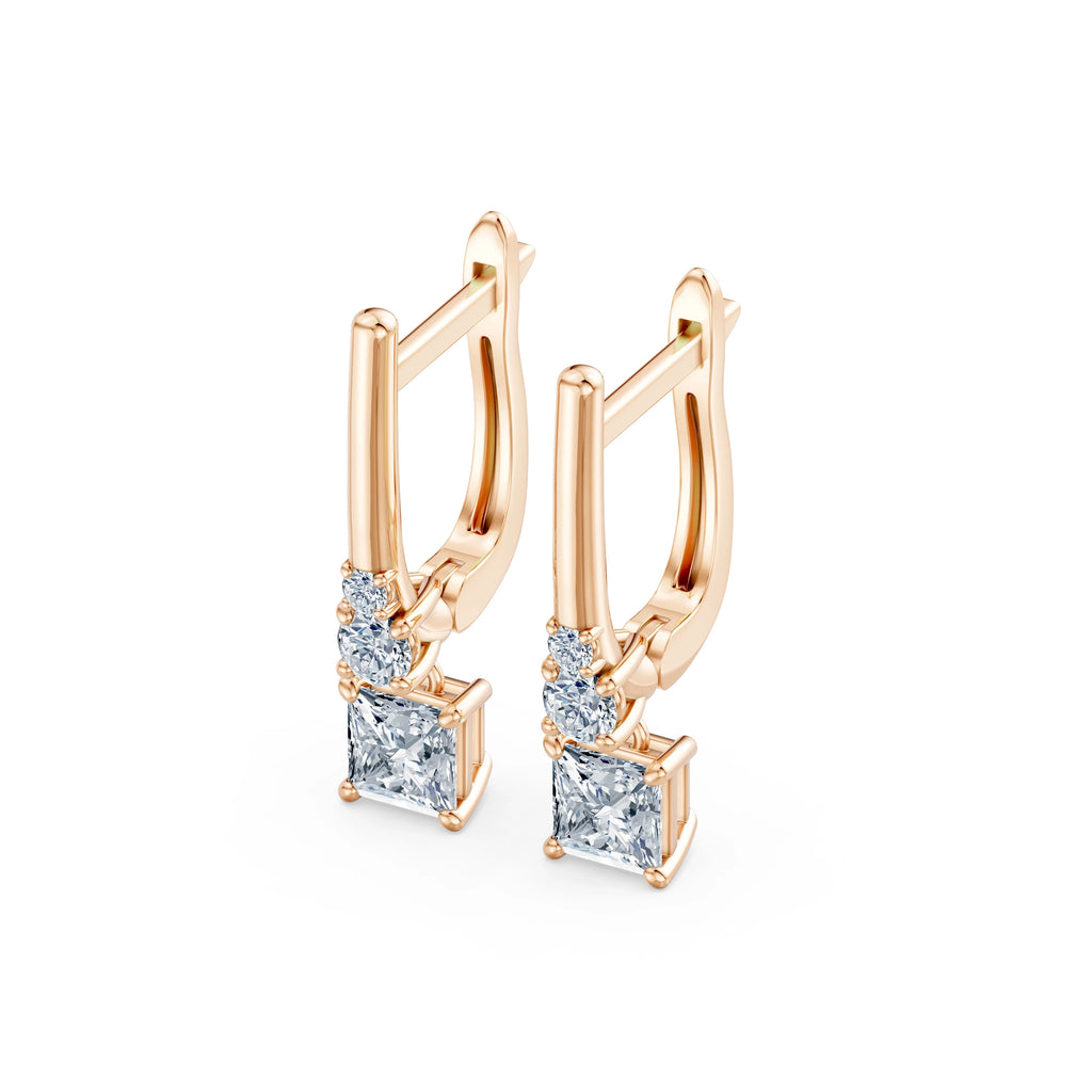 Solitaire Eternity Earring, 0.8 ct — 102-10143(0.40)PR