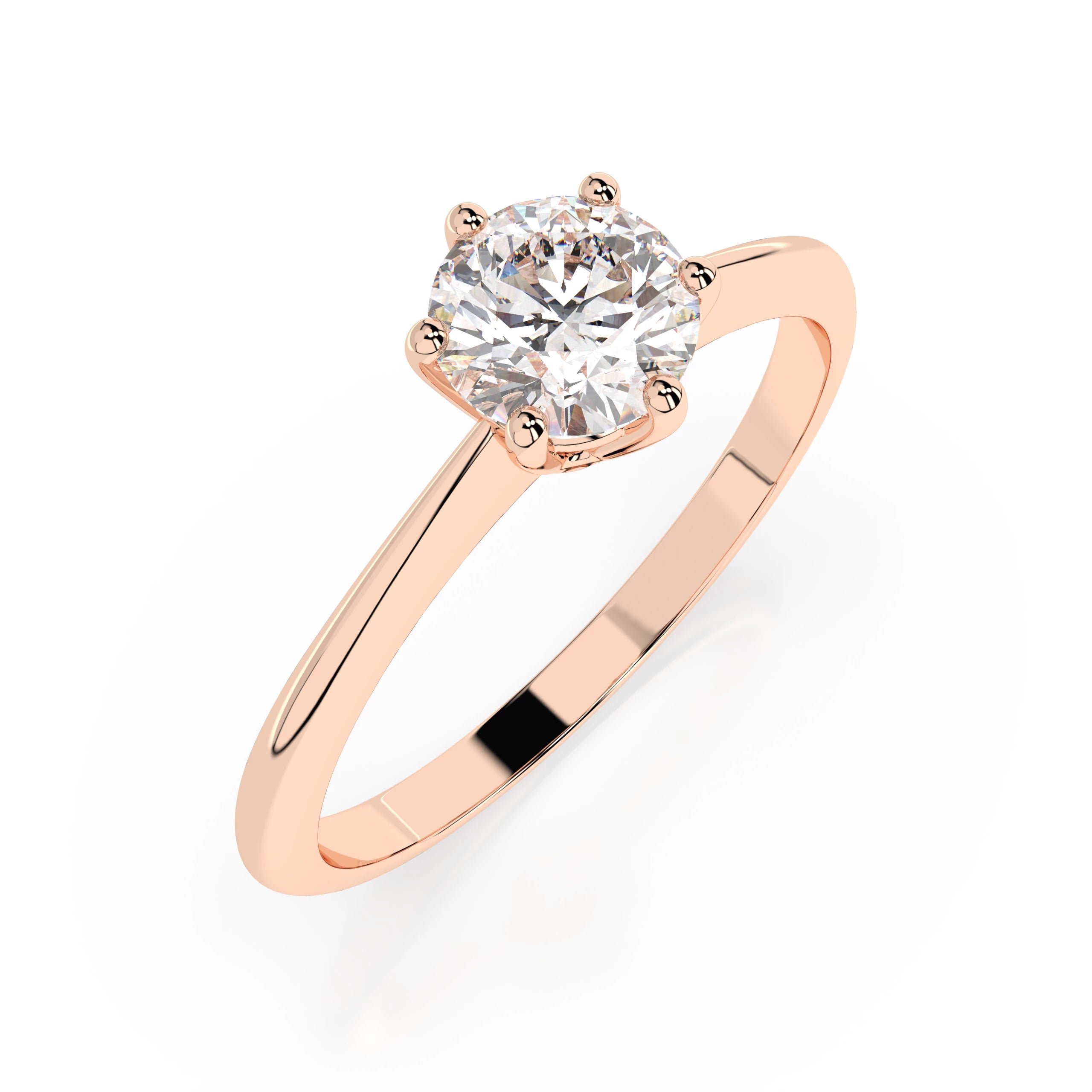 Solitaire Ring (Round), 0.3 ct — 101-10027(4.2)