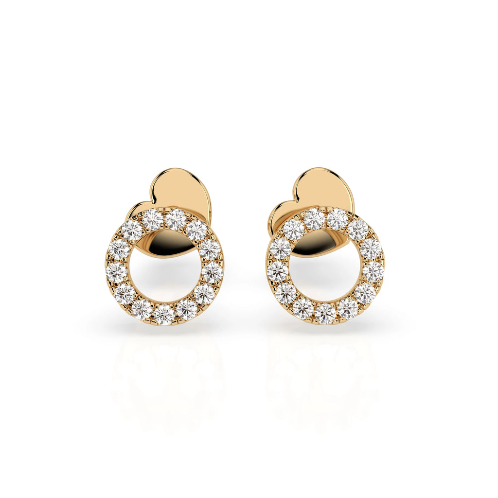 Minimalism Earring (Round), 0.16 ct — 102-10055